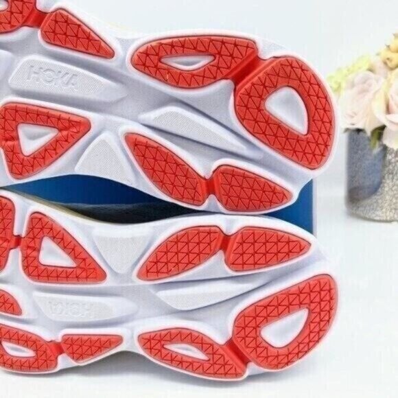 HOKA One One Bondi 8 Running Shoe Sneaker Goblin Blue/ Mountain Spring Men US 9 - Picture 9 of 16